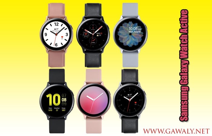 تصميم ساعة سامسونج Samsung Galaxy Watch Active